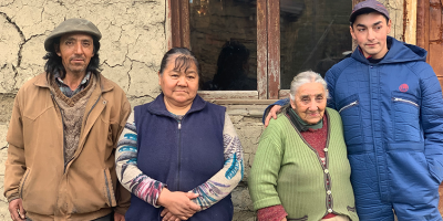 Monona y su familia