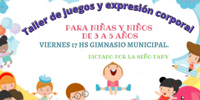 Taller de juegos y expresión corporal